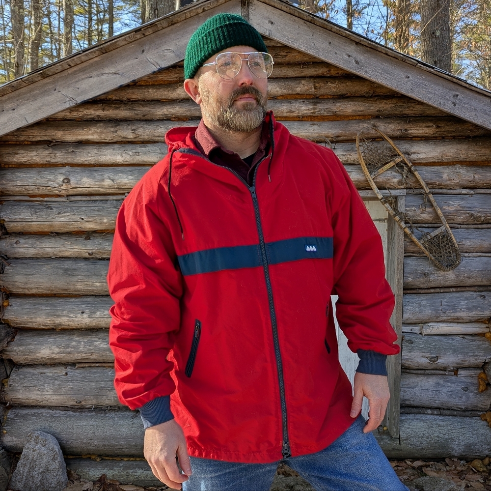 Vintage 80s Granite by Tom Mangold Lightweight Windbreaker Parka XL USA Made